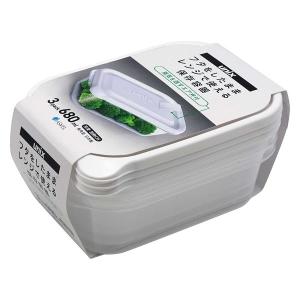 アスベル（ASVEL） 保存容器 ユニックス レンジ名人 長角SS 190ml 4個