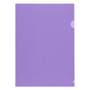 プラス 高透明カラークリアホルダー A4 パープル 紫 1袋(10枚) ファイル 80165｜LOHACO by ASKUL