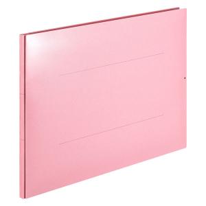 アスクル 背幅伸縮ファイル PPラミネート （コクヨ製造） A3ヨコ ピンク 50冊 オリジナルの商品画像