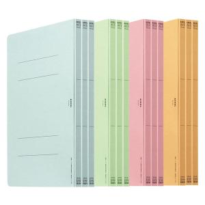 コクヨ アスクル 共同企画 フラットファイル エコノミータイプ A4タテ 4色アソート 1袋（12冊入） オリジナル｜LOHACO by アスクル