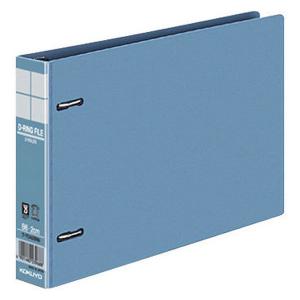 B6-E】コクヨ／Dリングファイル・E型（フ-FD428NB）青 適正収容枚数200