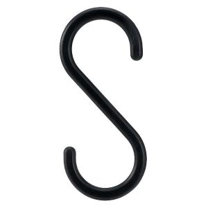 レック S字フック（大） ブラック 耐荷重4kg H00502 1パック（4個）｜LOHACO by アスクル