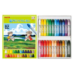 ぺんてる ずこうクレヨン 24色セット PTCG1-24｜LOHACO by アスクル