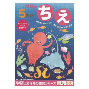 【アウトレット】学研ステイフル 5歳のワーク（ちえ） ドリル・学習 N04809 1冊
