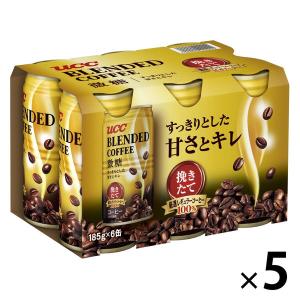 UCC ブラック無糖 缶 ( 185g*30本入 )/ ブラック アイスコーヒー