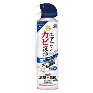 らくハピ エアコン カビ洗浄スプレー プレミアウインド カビ取り 掃除 無香料 350mL 1個 消臭 除菌 カビ 防止 アース製薬｜LOHACO by アスクル