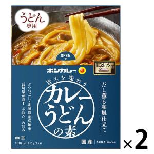 ボンカレー 旨みを味わうカレーうどんの素 中辛 だし薫る和風仕立て 1セット（2個）大塚食品 レンジ対応｜LOHACO by ASKUL