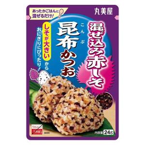 LOHACO - 丸美屋 混ぜ込み赤しそ 昆布かつお 24g 1個 ふりかけ