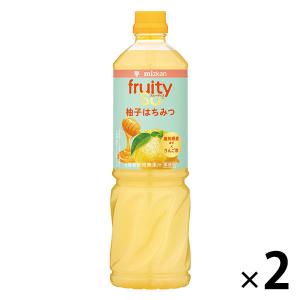 業務用フルーティス りんご酢柚子はちみつ（6倍濃縮タイプ）1000ml 2本 ミツカン 飲む酢 お酢｜LOHACO by アスクル
