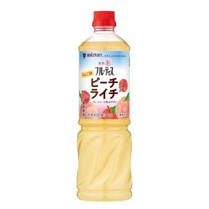 業務用フルーティス りんご酢ピーチライチ（6倍濃縮タイプ）1000ml 1本 ミツカン 飲む酢 お酢｜LOHACO by ASKUL