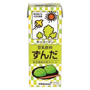 キッコーマン 豆乳飲料 ずんだ 200ml 1箱 （18本入）の商品画像