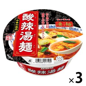 ヤマダイ ニュータッチ 凄麺 中華の逸品 酸辣湯麺 1セット（3個）｜LOHACO by ASKUL