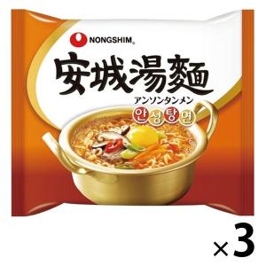 農心ジャパン 安城湯麺（アンソンタンメン） 1セット（3食）｜LOHACO by ASKUL