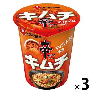 農心ジャパン 辛ラーメン キムチカップ 1セット（3個）｜LOHACO by ASKUL