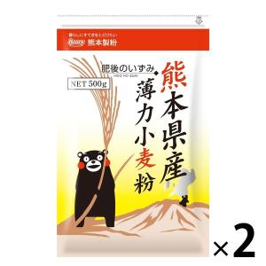 熊本製粉 熊本県産薄力小麦粉 肥後のいずみ 500g 1セット（1個×2）｜LOHACO by アスクル