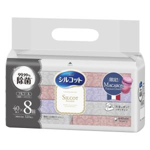 ウェットティッシュアルコール除菌 ルコット99.99％除菌マカロン企画 詰め替え 1セット（40枚入）×8個）ユニチャーム｜LOHACO by ASKUL