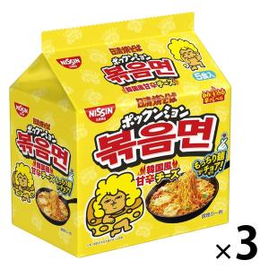 日清食品 日清焼そば ポックンミョン 韓国風甘辛チーズ 1セット（15食：5食入×3袋）｜LOHACO by ASKUL