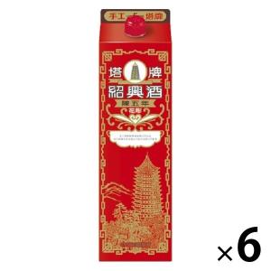 紹興酒 塔牌 花彫 陳五年 16度　1.8L　パック 1箱（6本入）　宝酒造｜LOHACO by アスクル