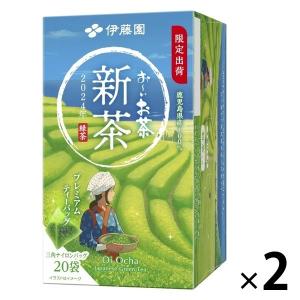 伊藤園 2024年 お〜いお茶 新茶 プレミアムティーバッグ 1セット（1袋（20バッグ入）×2）｜LOHACO by ASKUL