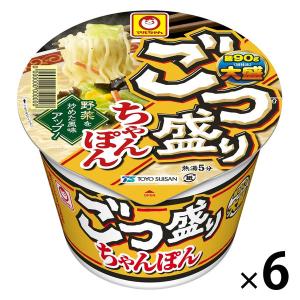 LOHACO - 東洋水産 マルちゃん ごつ盛り ちゃんぽん 1セット（6個）