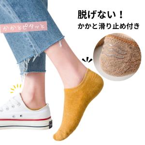 レディース スニーカーソックス 厚手 脱げない...の詳細画像2