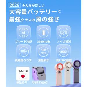 ハンディファン 冷却プレート 2026 日本企...の詳細画像5