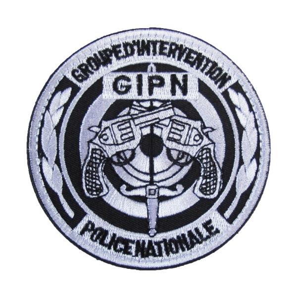 ベルクロワッペン ミリタリー フランス警察 GIPN