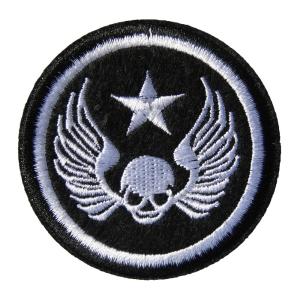 アイロンプリントシート スカル 2 ホワイト : オナモミズハウス - 通販