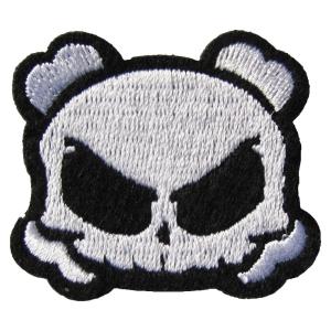 スカル アイロンプリント アイロンプリントシート スカル 2 ホワイト : オナモミズハウス - 通販