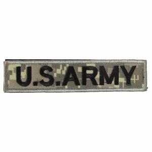 ベルクロワッペン ミリタリー タグ U.S.ARMY 8 ACU迷彩