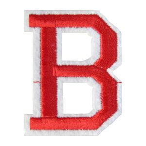 アイロンワッペン アルファベット B 赤の商品画像