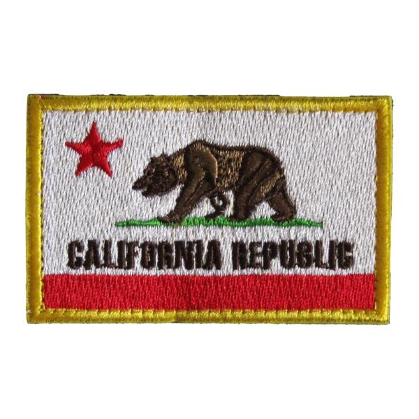 ベルクロワッペン アメリカ カリフォルニア州旗 1