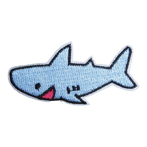 アイロンワッペン 刺繍 動物 サメ