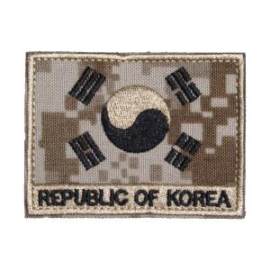 ベルクロワッペン 国旗 韓国 3