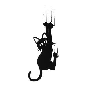 アイロンプリントシート 動物 猫 ネコ 1 ブラック