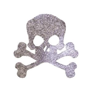 スカル アイロンプリント アイロンプリントシート スカル 2 ホワイト : オナモミズハウス - 通販