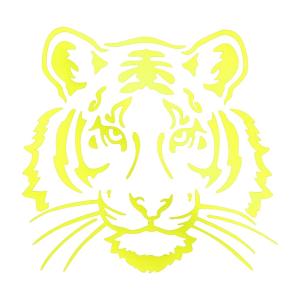 アイロンプリントシート 動物 虎 トラ レモン