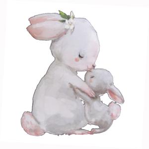 アイロンプリントシート ウサギ 325の商品画像