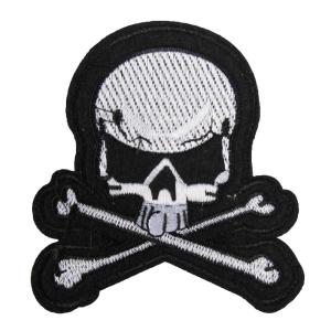 スカル アイロンプリント アイロンプリントシート スカル 2 ホワイト : オナモミズハウス - 通販