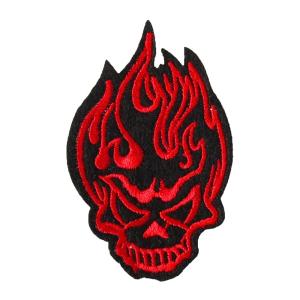 アイロンプリントシート スカル 2 ホワイト : オナモミズハウス - 通販