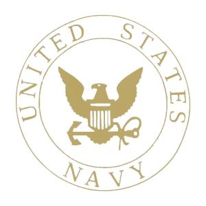 アイロンプリントシート ミリタリー U.S.NAVY