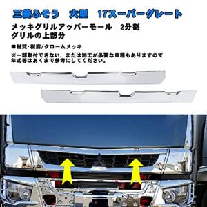 SANCANYI-RIBAN 17スーパーグレート(現行車) (H29.5?ON) メッキグリルアッパーモール