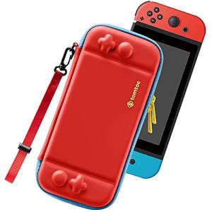 Nintendo Switch対応 tomtoc ハードケース スイッチ 耐衝撃 薄型 キャリングケース 落下試験済み 撥水表面 ゲーム 10枚収納