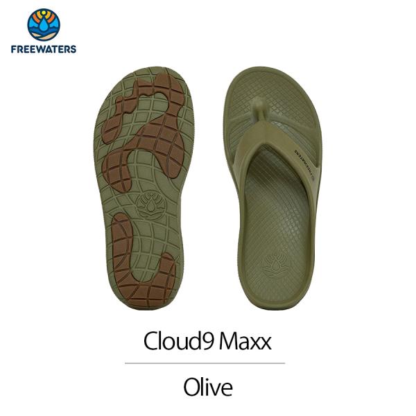 メンズ サンダル フリーウォータース Cloud9 Maxx Olive free waters ト...