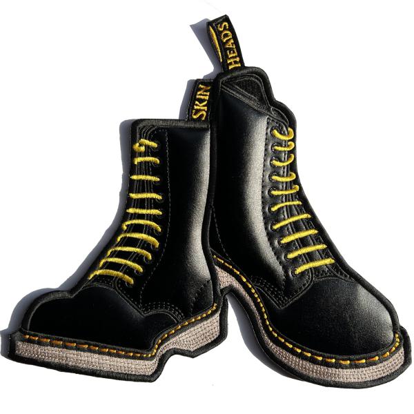 【受注生産】AFO SKINHEAD BOOTS WAPPEN【特大/立体】243 x 270mm ...