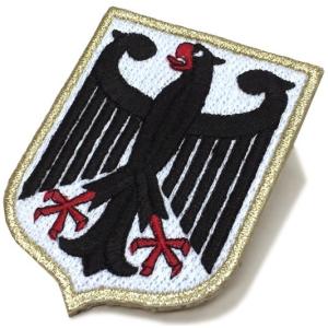 ドイツ国章 ワッペン 8x6cm【大】【ゆうパケット配送対象商品