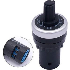 TWTADE / 1個LA42DWQ-22 22 mm 10 kオームガバナロータリーポテンショメータインバータコンバータ抵抗可変周波数コンバータスピ