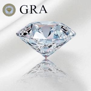 5〜30カラット Dカラー VVS1 ラウンドカット ルース モアッサナイト 天然石 GRA証明書付き 5-30ct D Color VVS1 Round Cut Loose Moissanite Real Gem