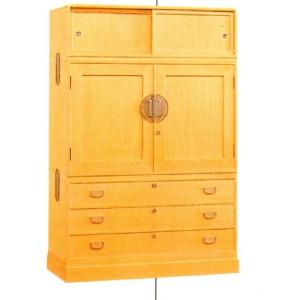 絆 総無垢天丸型 和タンス 桐タンス 衣装タンス 国産 桐箪笥 桐家具 大川家具 桐里工房 伝統工芸 箪笥 和箪笥