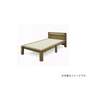 畳ベッド セミダブル 畳 ベッド セミダブルベッド ヘッド付き 高級和紙畳 ウォールナット 日本製